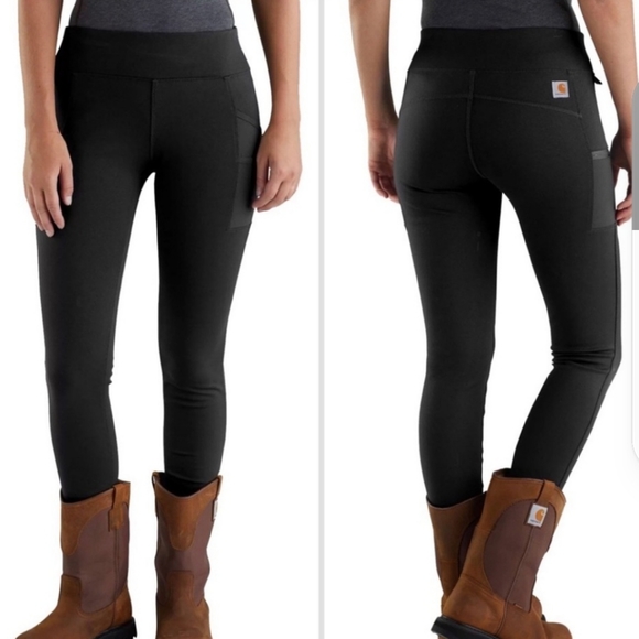 Carhartt Pants - Carhartt Black Force Lightweight Fitted Utility Leggings Large NWT